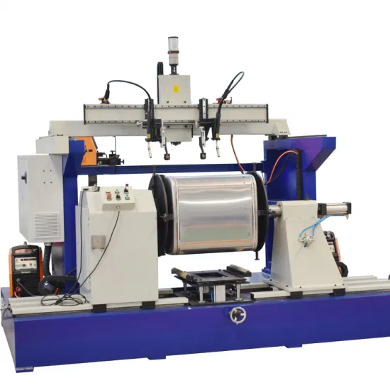 Customized Lathe Type Automatic CNC Square Fuel Tank Head Seam Welding Machine